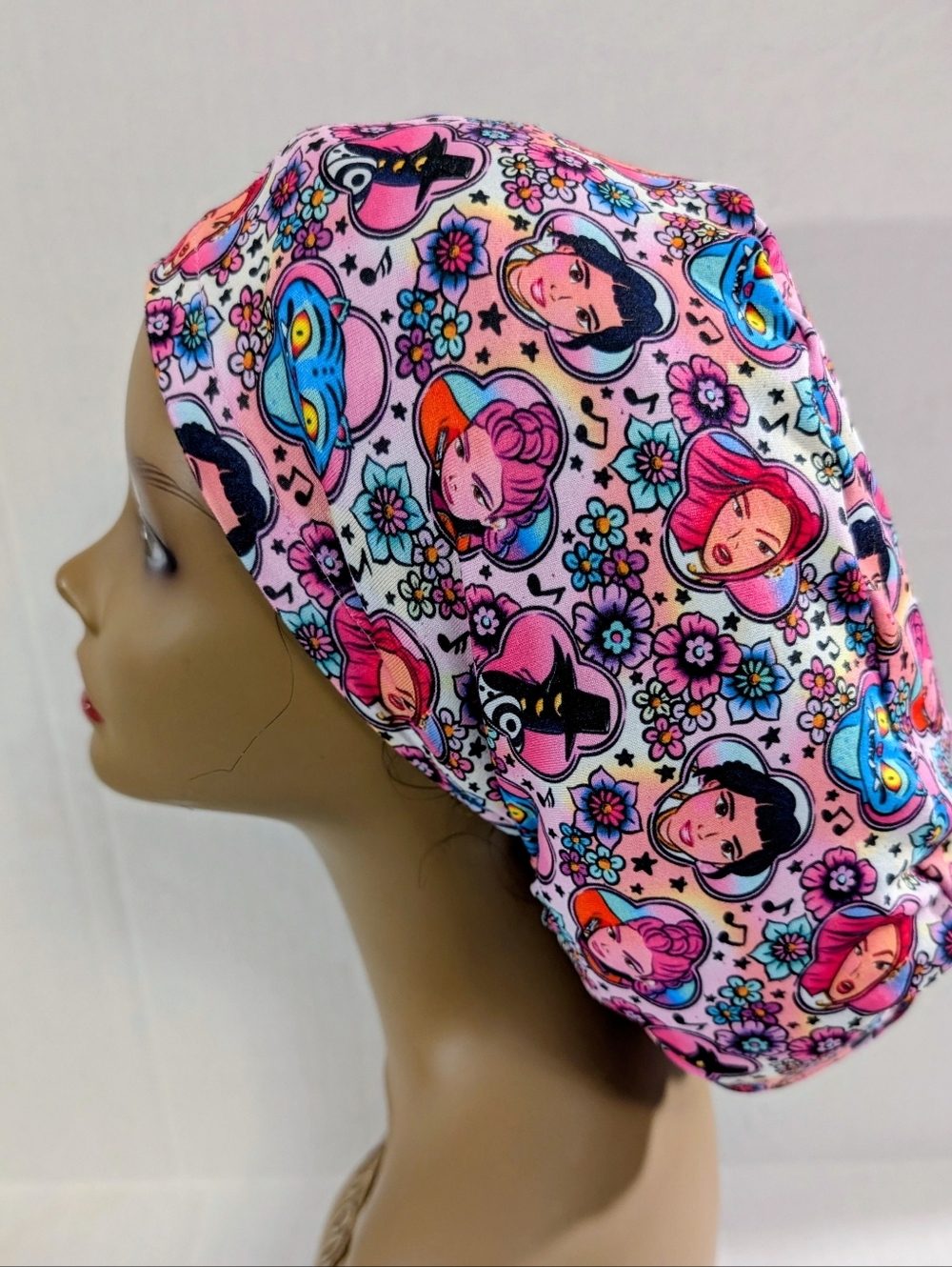 Demon, Anime, Kpop, Euro Style Scrub Cap, Scrub Cap